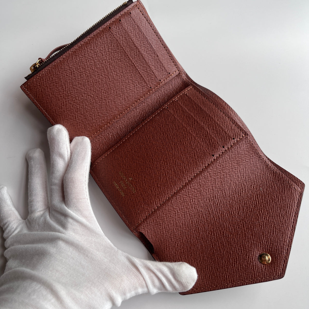 Louis Vuitton Victorine Monogram Coated Canvas Wallet RFID