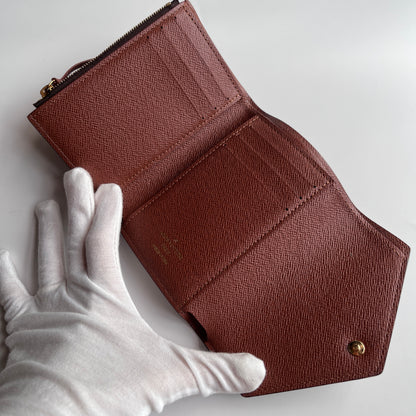 Louis Vuitton Victorine Monogram Coated Canvas Wallet RFID