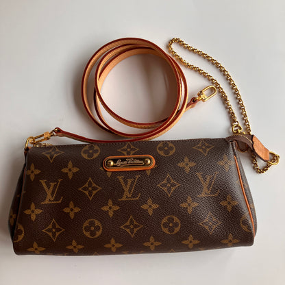 Louis Vuitton Eva PM Monogram Clutch/ Crossbody Bag