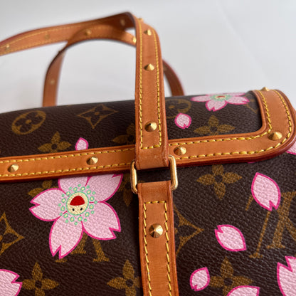 Louis Vuitton x Takashi Murakami Papillon Cherry Blossoms Top Handle Bag NO KEY