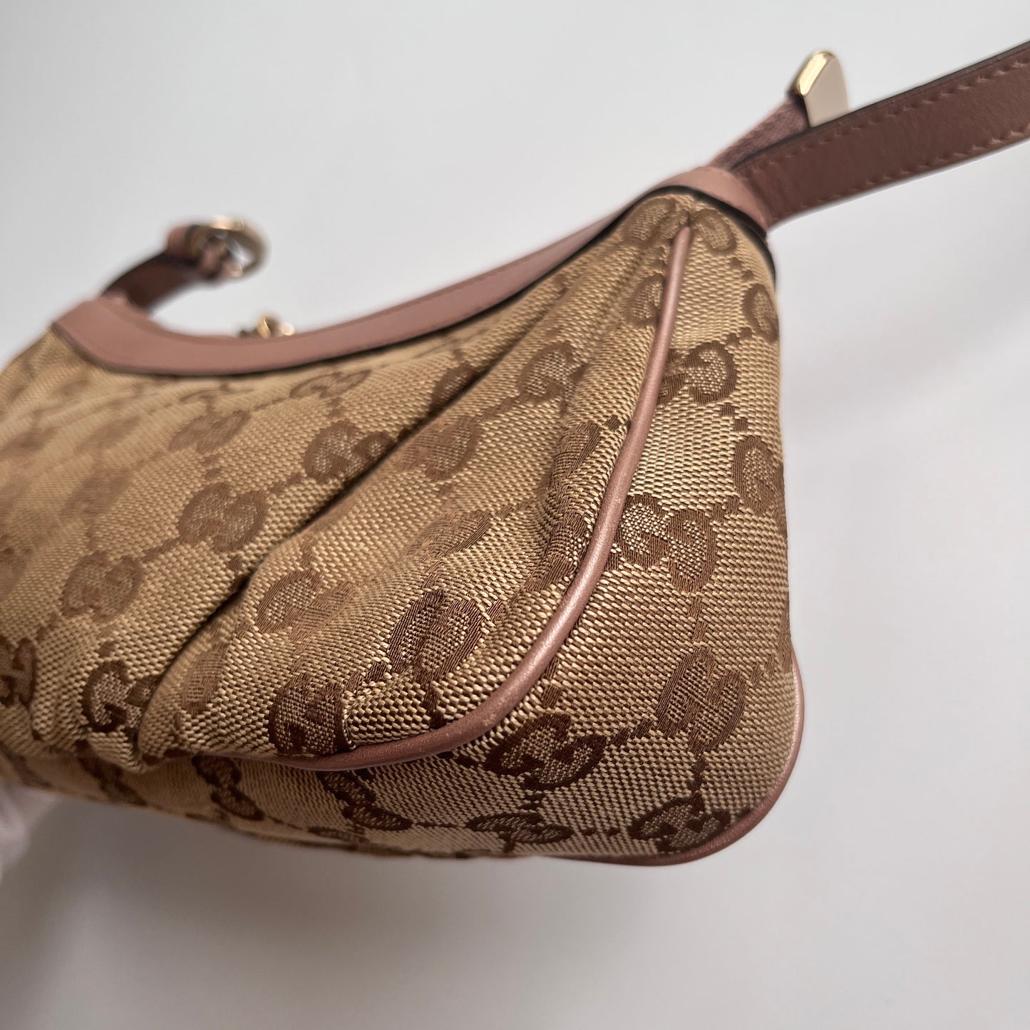 Gucci Lovely Charm GG Canvas Pochette