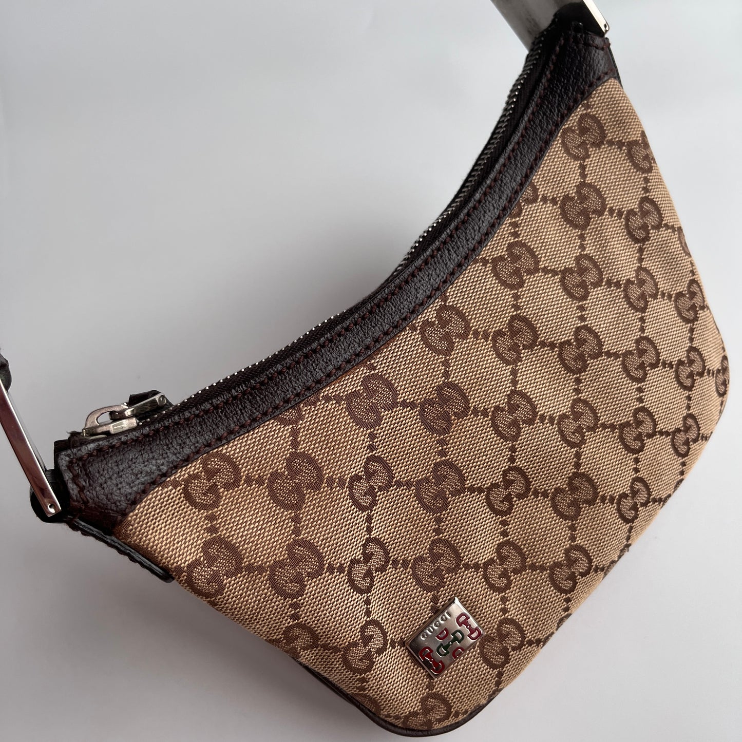 Gucci Vintage GG Canvas Pochette