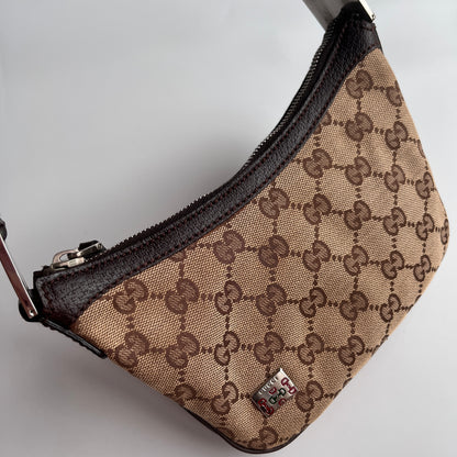 Gucci Vintage GG Canvas Pochette