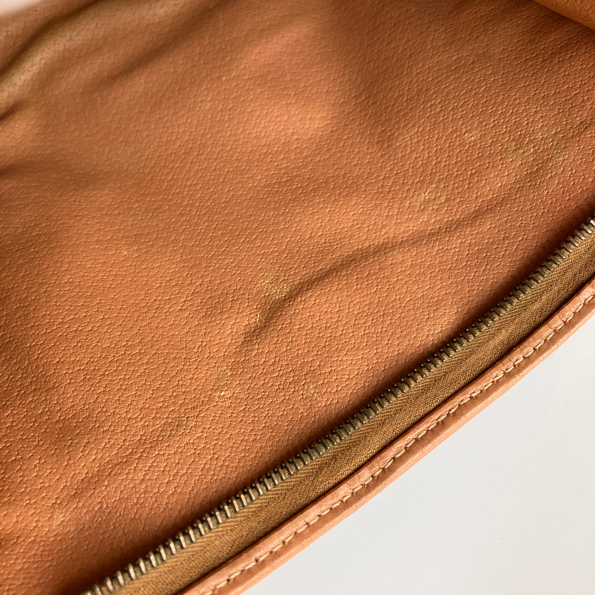 Celine Vintage Macadame Coated Canvas Clutch