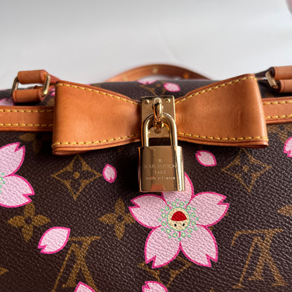Louis Vuitton x Takashi Murakami Papillon Cherry Blossoms Top Handle Bag NO KEY