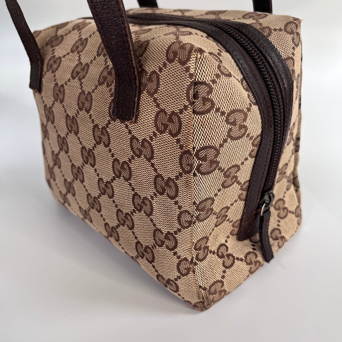 Gucci Vintage Tofu Top Handle Bag