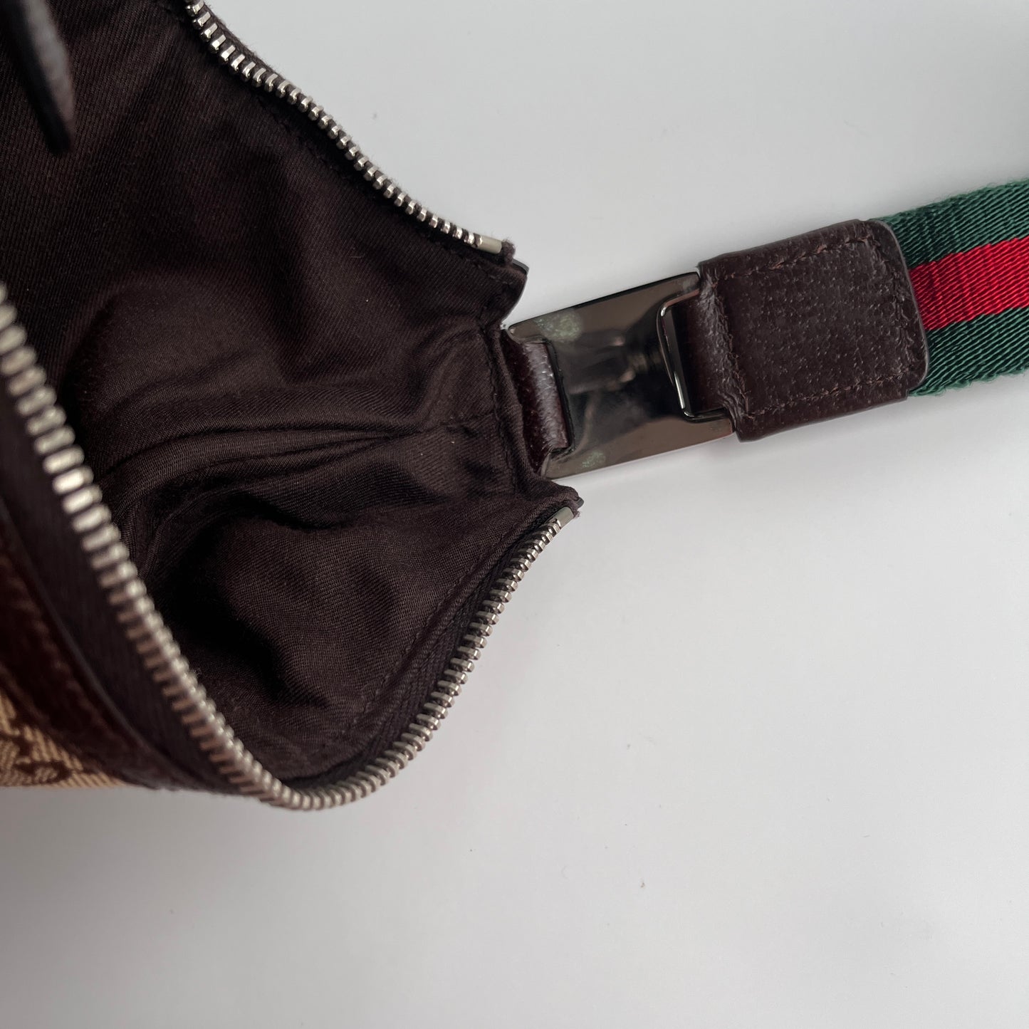 Gucci Vintage GG Canvas Pochette