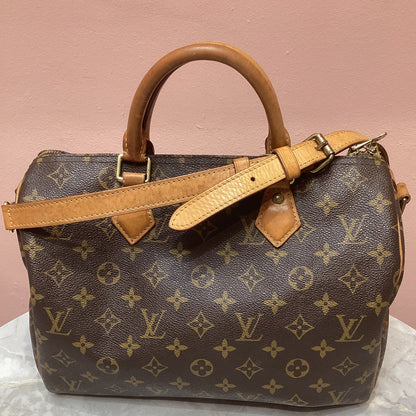 Louis Vuitton Speedy Bandouliere 30 Monogram Crossbody Bag