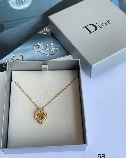 Christian Dior Vintage CD Necklace