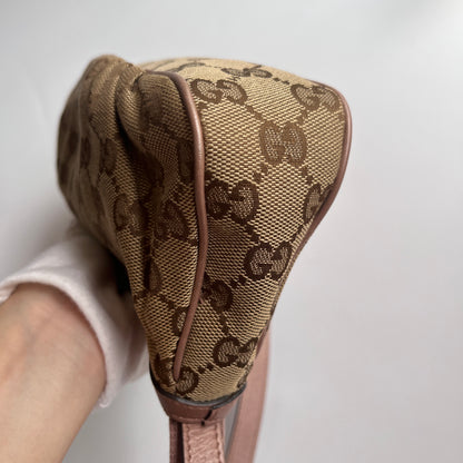 Gucci Lovely Charm GG Canvas Pochette