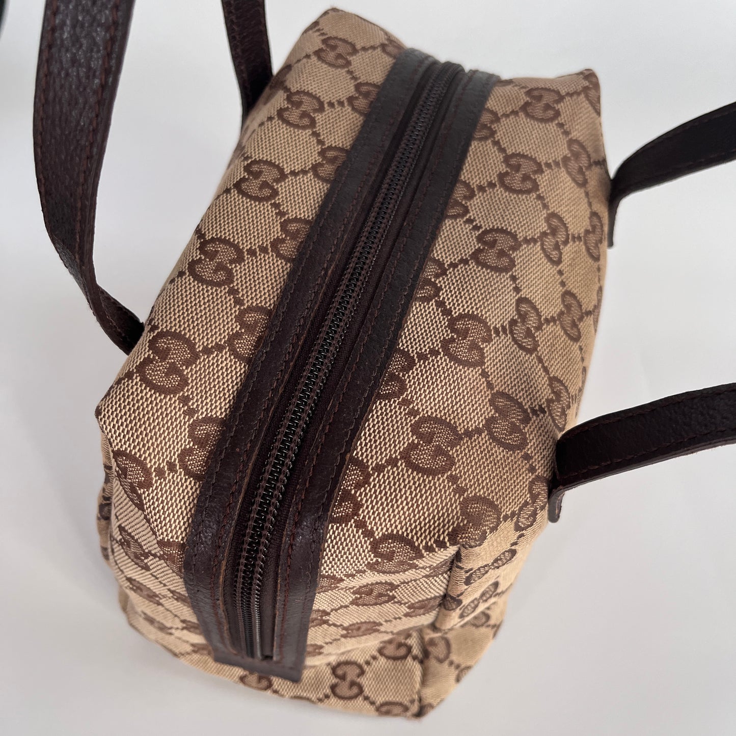 Gucci Vintage Tofu Top Handle Bag