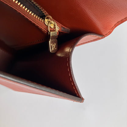 Louis Vuitton Vintage Malesherbes Brown Epi Top Handle Bag