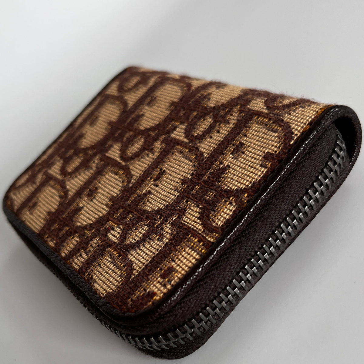 Dior Vintage Trotter Zipped Coin Purse