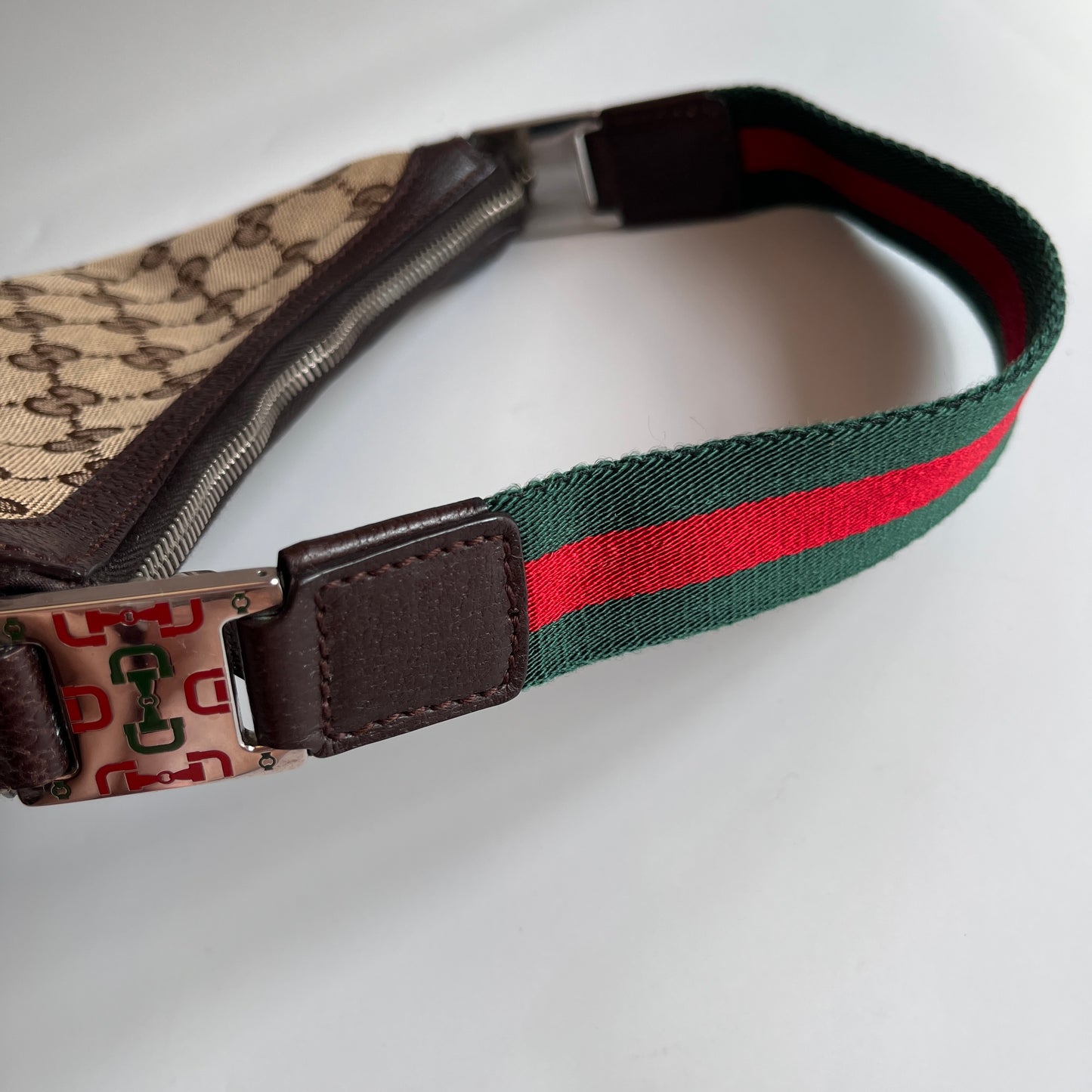 Gucci Vintage GG Canvas Pochette