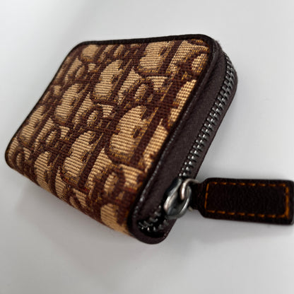Dior Vintage Trotter Zipped Coin Purse