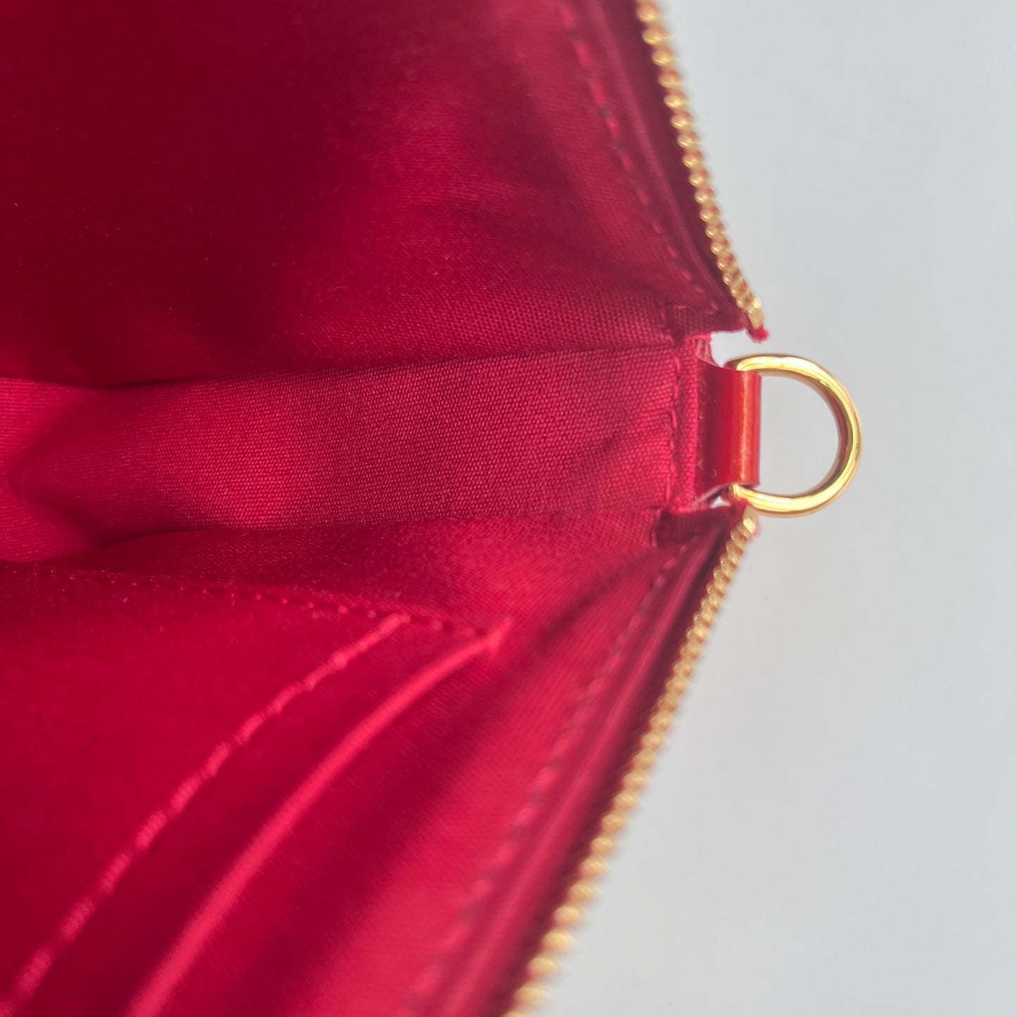 Louis Vuitton Red Vernis Pochette
