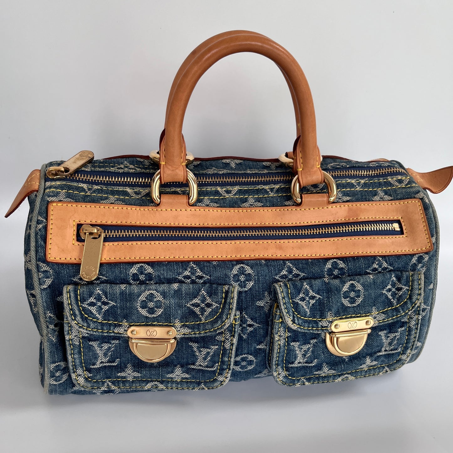 Louis Vuitton Denim Neo Speedy Top Handle Bag
