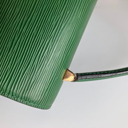 Louis Vuitton Vintage Malesherbes Green Epi Top Handle Bag