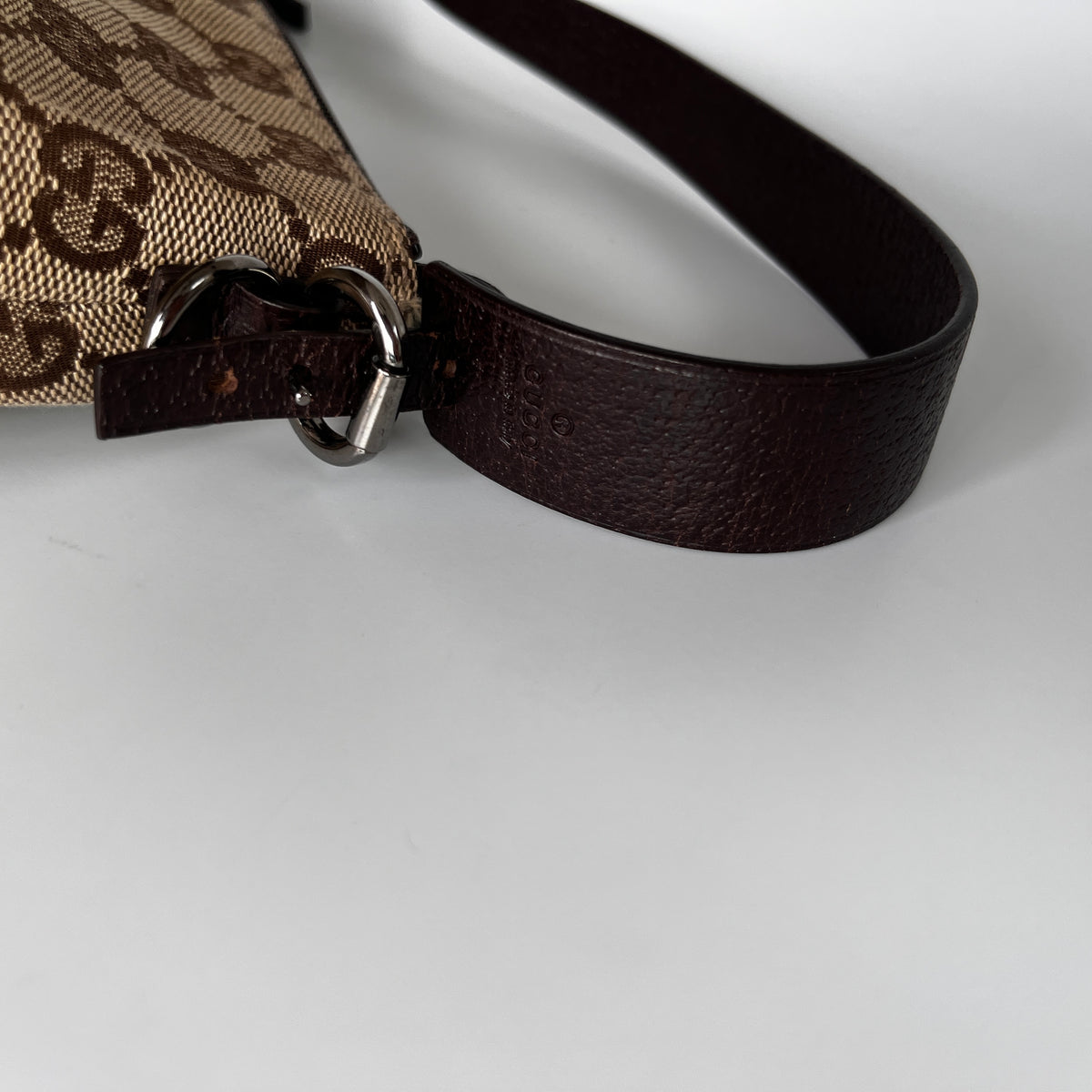 Gucci Vintage GG Canvas Small Pochette