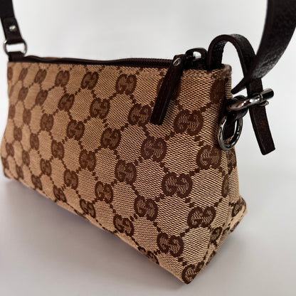 Gucci Vintage GG Canvas Small Pochette