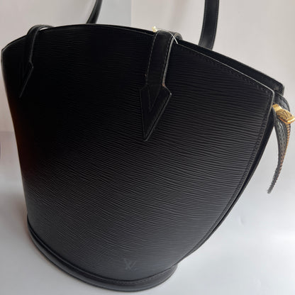 Louis Vuitton	Vintage Black Epi Saint Jacques GM Shoulder Bag