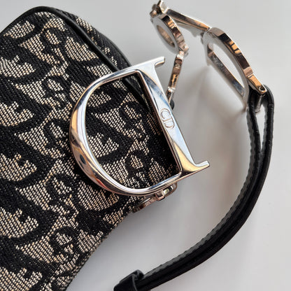 Christian Dior Vintage Oblique One Shoulder Pouch