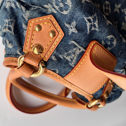 Louis Vuitton Pleaty Denim Top Handle Bag