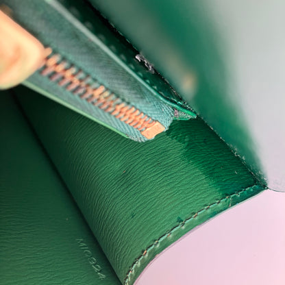 Louis Vuitton Vintage Malesherbes Green Epi Top Handle Bag