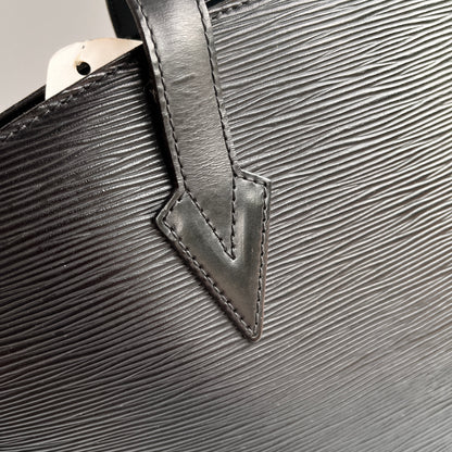 Louis Vuitton	Vintage Black Epi Saint Jacques GM Shoulder Bag