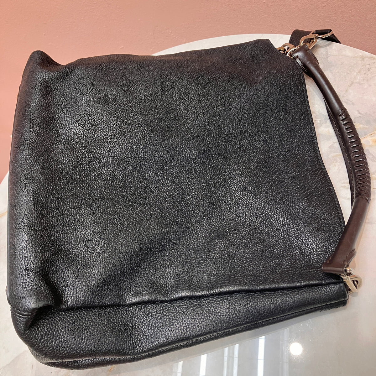 Louis Vuitton Mahina Babylone PM Black Tote 2Way Bag