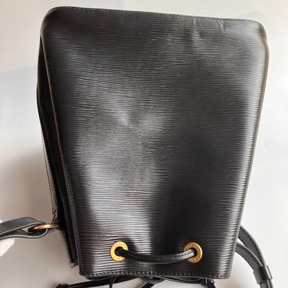 Louis Vuitton Vintage Petit Noé Black Epi Bucket Bag