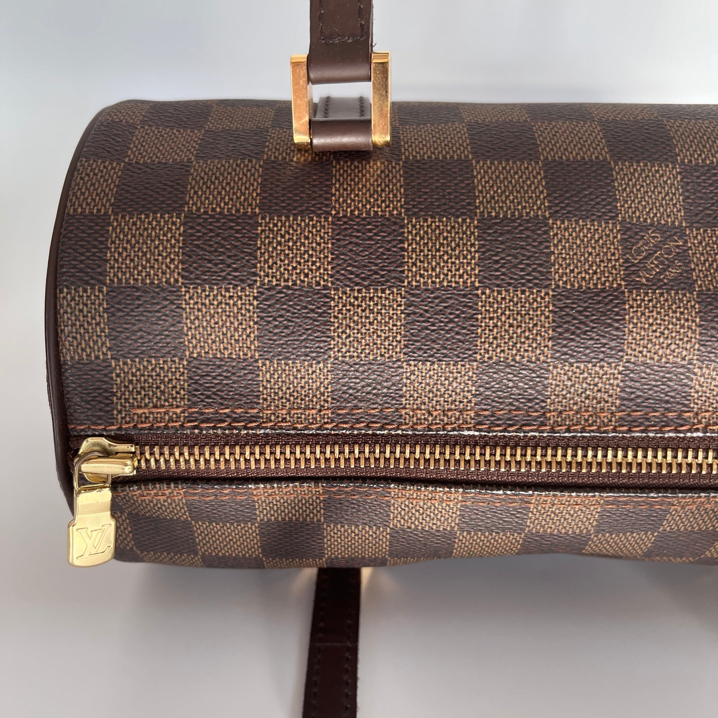 Louis Vuitton Papillon Damier Ebène 26 Top Handle Bag