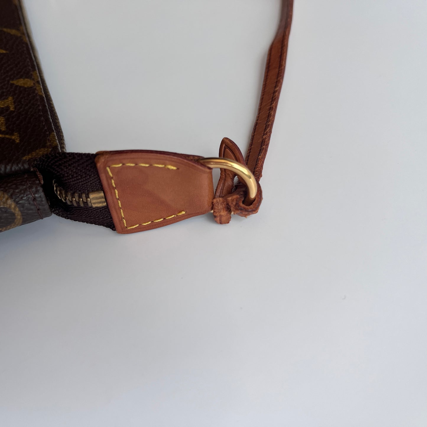 LV Vintage Monogram Pochette With Crossbody Strap