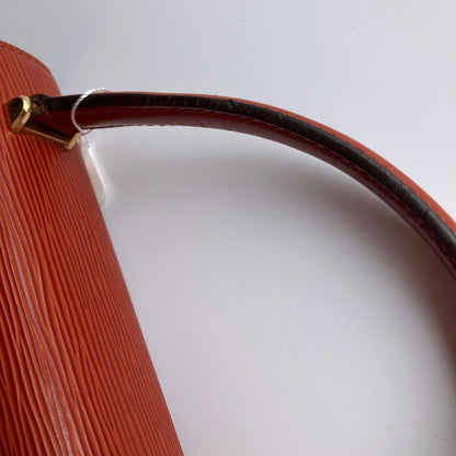 Louis Vuitton Vintage Malesherbes Brown Epi Top Handle Bag
