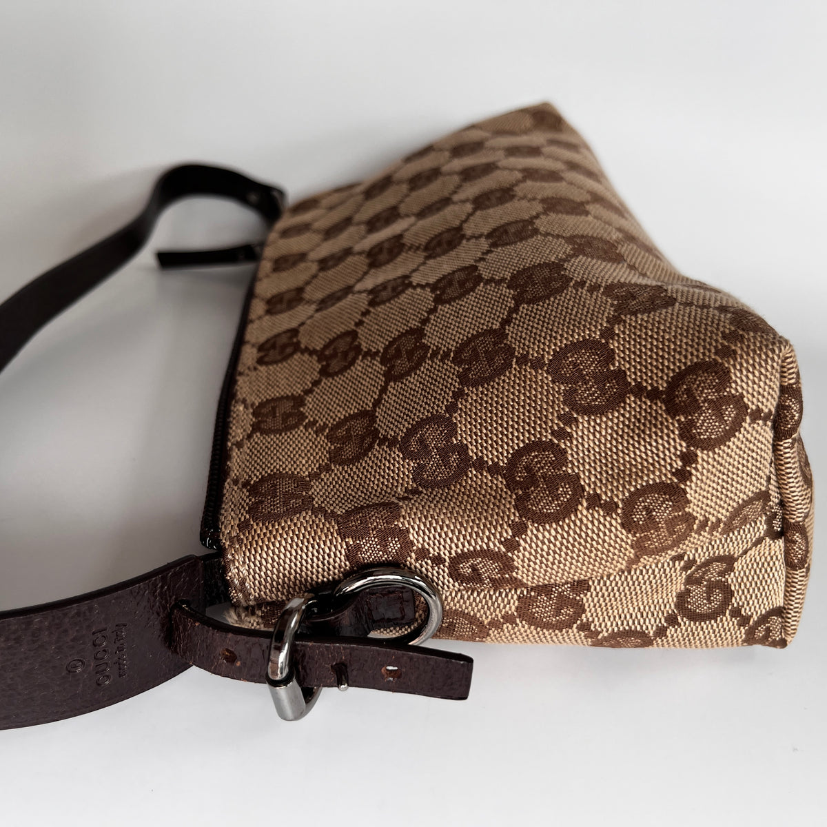 Gucci Vintage GG Canvas Small Pochette