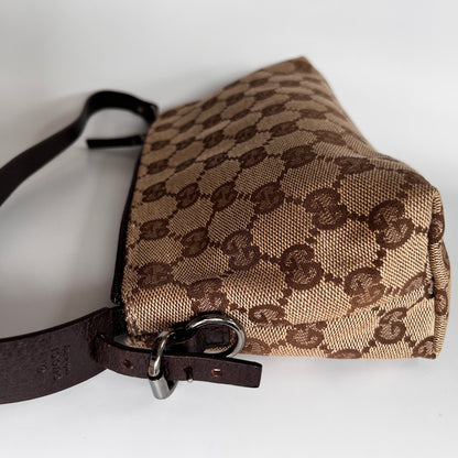 Gucci Vintage GG Canvas Small Pochette