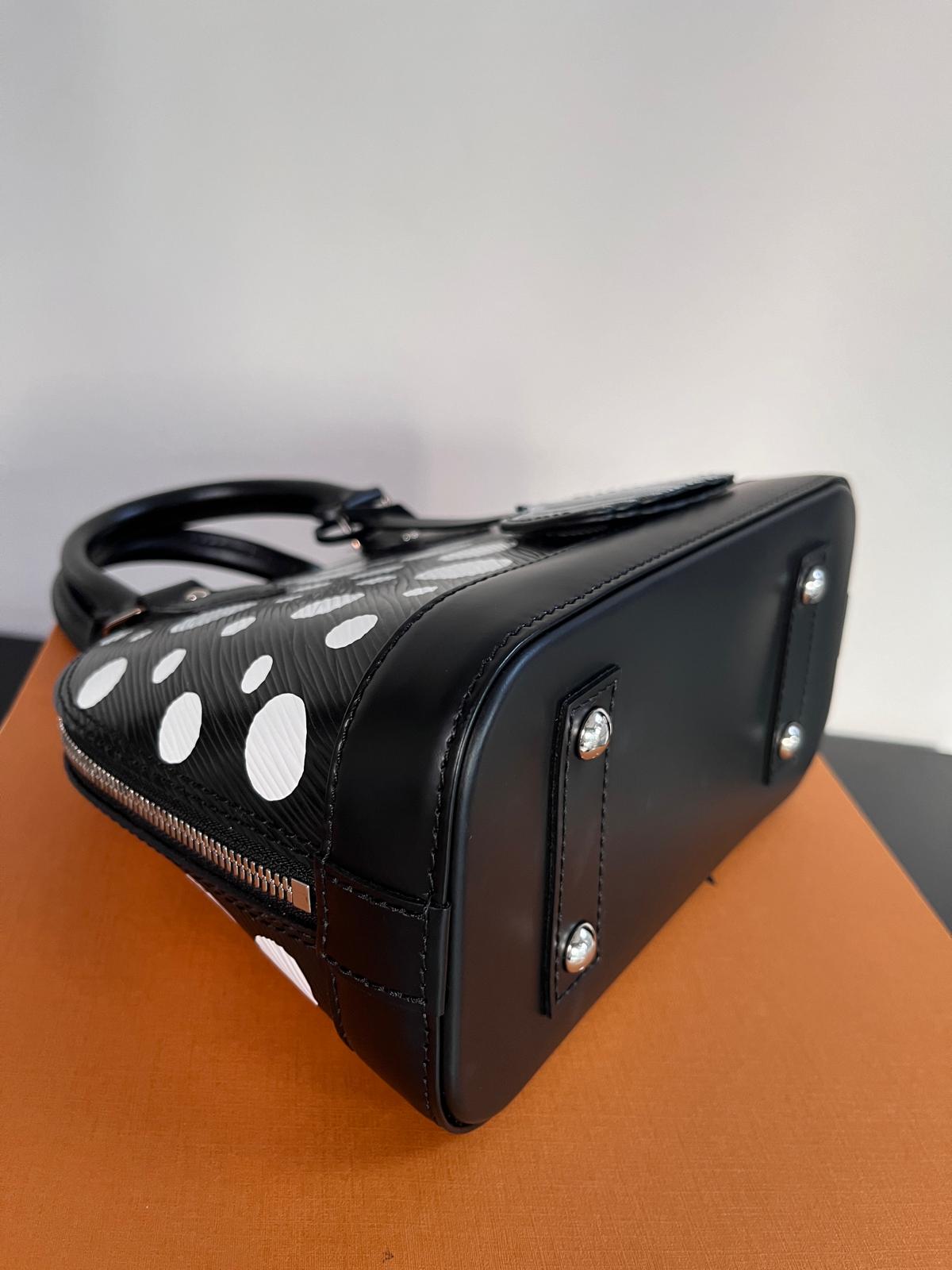 Louis Vuitton x Yayoi Kusama Alma BB Black Epi Crossbody Bag