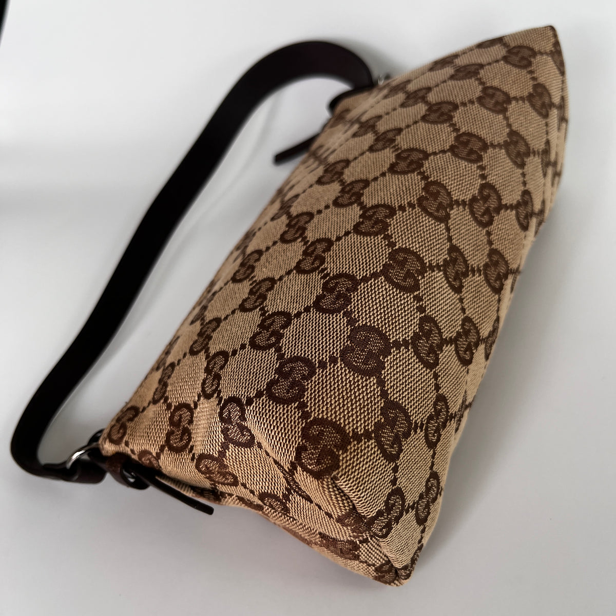 Gucci Vintage GG Canvas Small Pochette