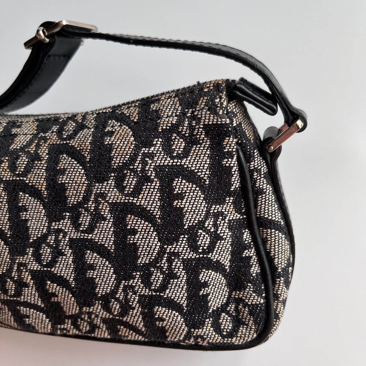 Christian Dior Vintage Oblique One Shoulder Pouch