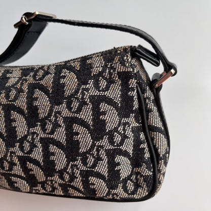 Christian Dior Vintage Oblique One Shoulder Pouch