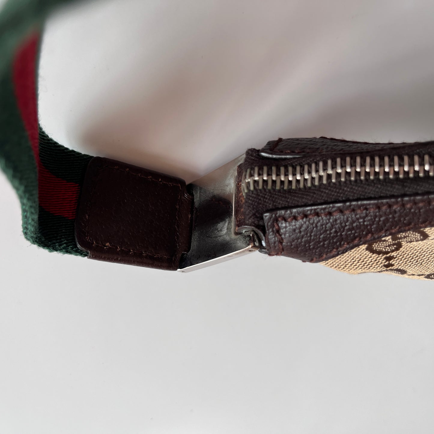 Gucci Vintage GG Canvas Pochette