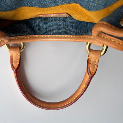 Louis Vuitton Pleaty Denim Top Handle Bag