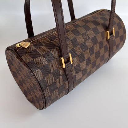Louis Vuitton Papillon Damier Ebène 26 Top Handle Bag