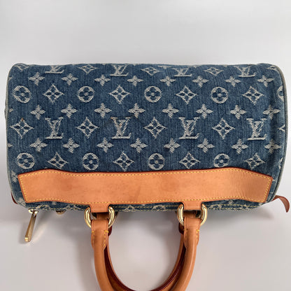 Louis Vuitton Denim Neo Speedy Top Handle Bag