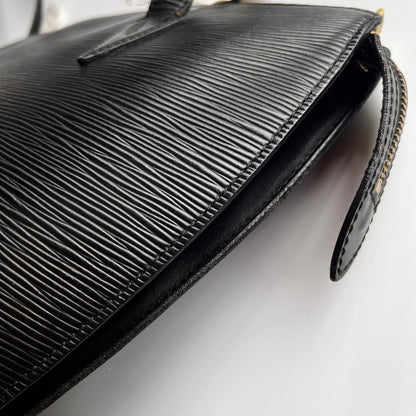 Louis Vuitton	Vintage Black Epi Saint Jacques GM Shoulder Bag