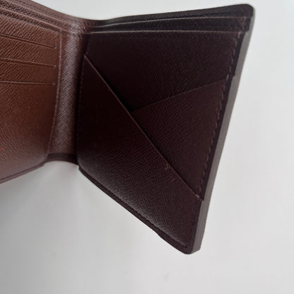 Louis Vuitton Damier Ebene Coated Canvas Multiple Bifold Wallet