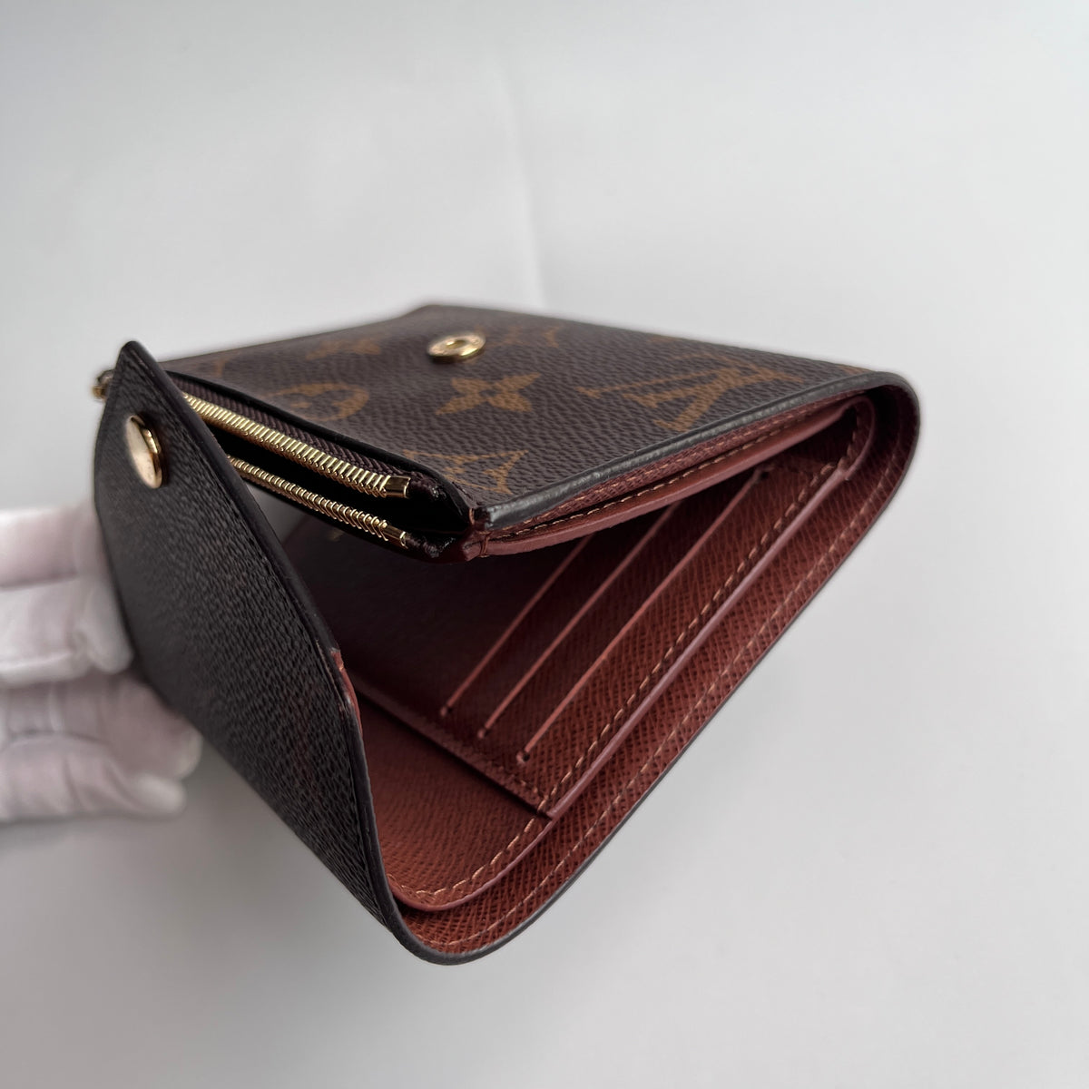 Louis Vuitton Victorine Monogram Coated Canvas Wallet RFID