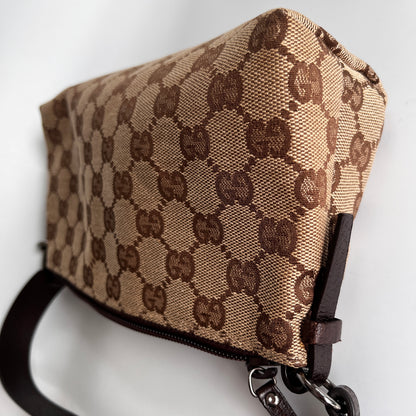 Gucci Vintage GG Canvas Small Pochette