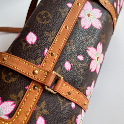 Louis Vuitton x Takashi Murakami Papillon Cherry Blossoms Top Handle Bag NO KEY