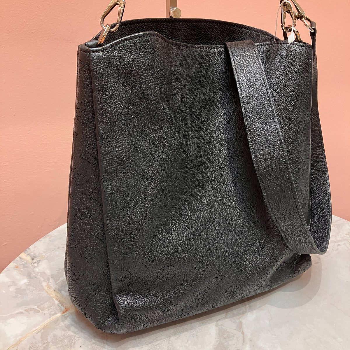 Louis Vuitton Mahina Babylone PM Black Tote 2Way Bag